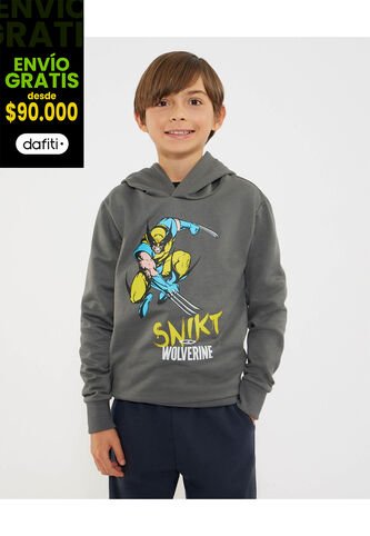 Buzo Hoodie Wolverine  Para Infantil Niño #80060190 Ostu Ostu