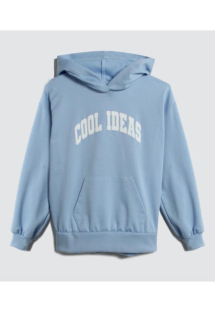 Buzo Para Niña Hoodie Color Azul  Marca Ostu #90060106