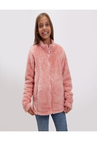 Chaqueta Para Niña Abrigo Color Rosado  Marca Ostu #90080034 Ostu