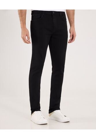 Jean Para Hombre Slim Color Negro Marca Ostu #60160309 Ostu