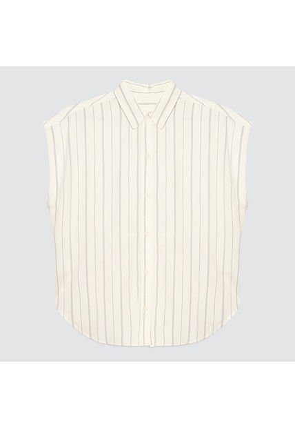 Camisa Mujer Ostu M/C Negro Viscosa