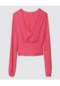Blusa Para Mujer Manga Larga Color Rosado  Marca Ostu #40120814 de Ostu