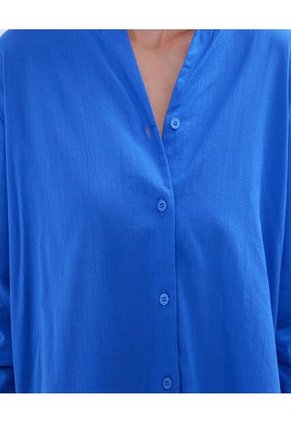 Blusa Para Mujer Manga Larga Color Azul Marca Ostu #40120992