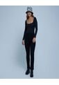 Jean Para Mujer Regular Color Negro Marca Ostu #40160345 de Ostu