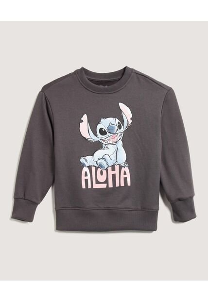 Buzo Infantil Niña Cuello Redondo Color Gris Marca Ostu #90060167