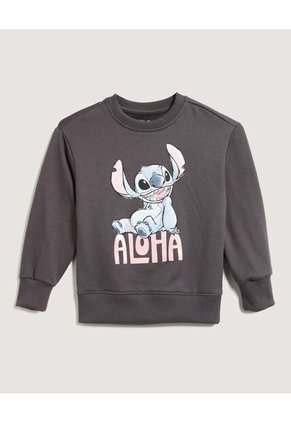 Buzo Infantil Niña Cuello Redondo Color Gris Marca Ostu #90060167