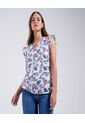 Blusa Para Mujer Manga Sisa Color Aguamarina Marca Ostu #40120842 de Ostu