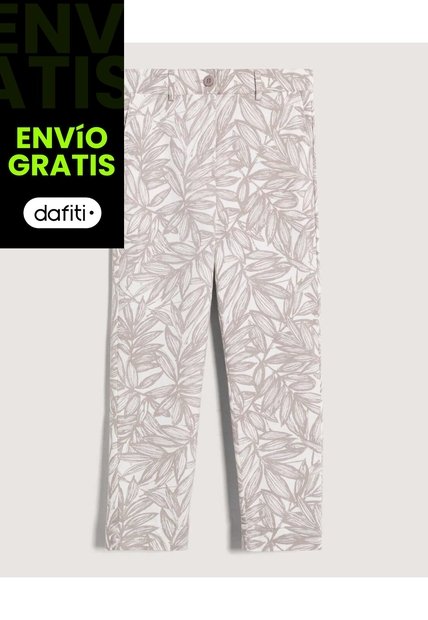 Pantalón  Para Mujer Capri Color Beige Marca Ostu #40070897