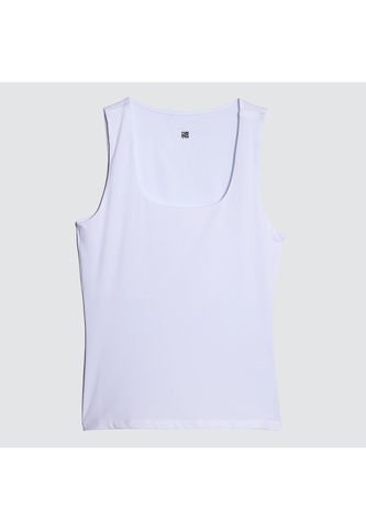 Top Para Mujer Cuello Redondo Color Blanco Marca Ostu #40220324 Ostu