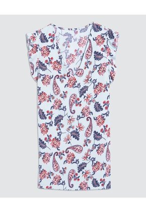 Blusa Para Mujer Manga Sisa Color Aguamarina Marca Ostu #40120842