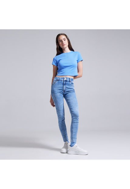 Jean Para Mujer Push Up Color Azul  Marca Ostu #40160328