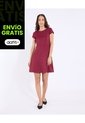 Vestido  Para Mujer M/C Medio Color Vino Marca Ostu #40170377 de Ostu