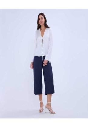 Pantalon Para Mujer Color Azul Marca Ostu #40070737
