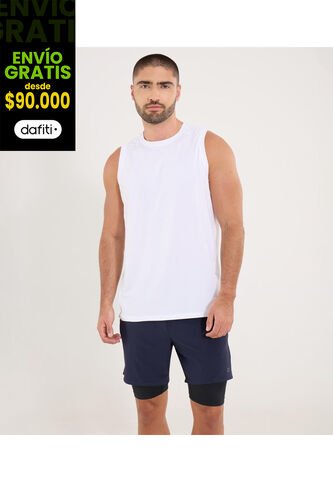 Camiseta Para Hombre Manga Sisa Cuello Redondo Color Blanco Marca Ostu #60091846 Ostu