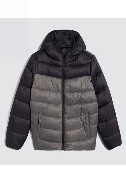 Chaqueta Para Niño Acolchada Color Negro Marca Ostu #80080033