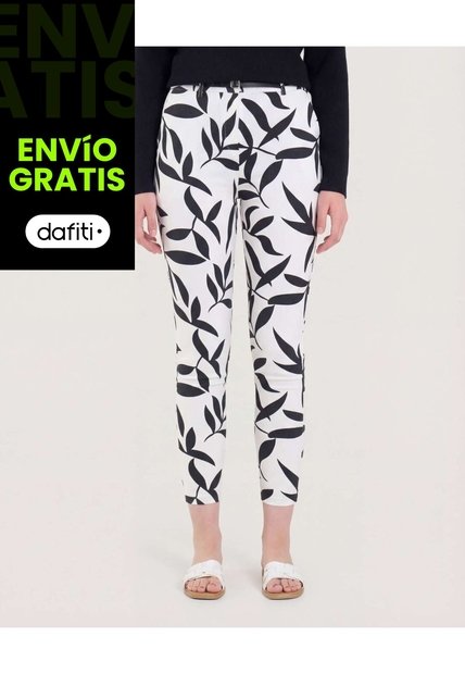 Pantalón  Para Mujer Chino Color Negro Marca Ostu #40070873