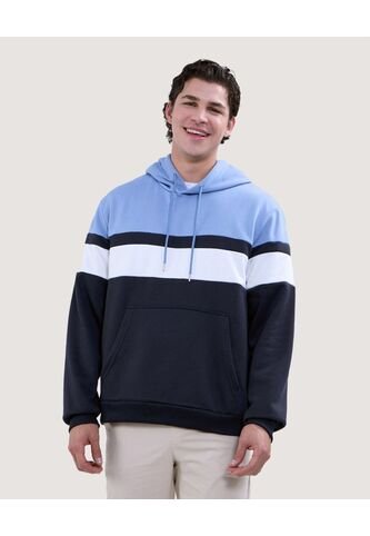 Buzo Para Hombre Hoodie Color Azul  Marca Ostu #60060463 Ostu