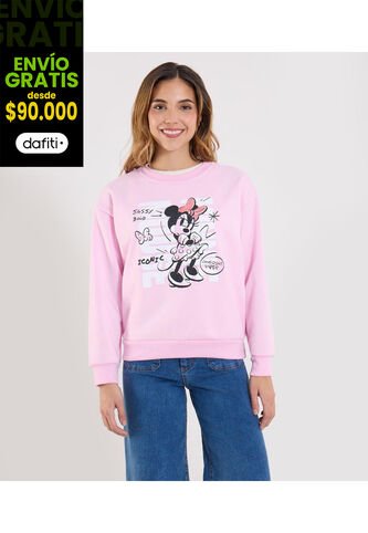 Buzo Para Mujer Cuello Redondo Color Rosado Marca Ostu #40060515 Ostu