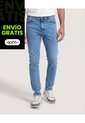 Jean  Para Hombre Skinny Color Azul Marca Ostu #60160449 de Ostu