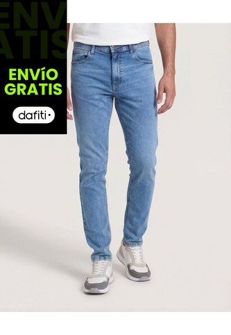 Jean  Para Hombre Skinny Color Azul Marca Ostu #60160449 Ostu