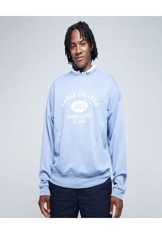 Buzo Para Hombre Cuello Redondo Color Azul  Marca Ostu #60060426 Ostu