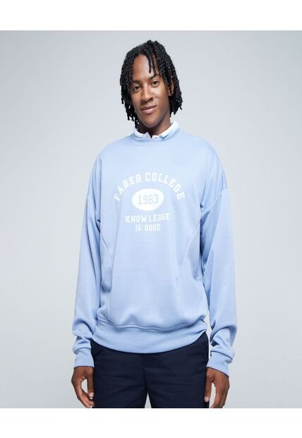 Buzo Para Hombre Cuello Redondo Color Azul  Marca Ostu #60060426