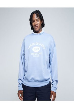 Buzo Para Hombre Cuello Redondo Color Azul  Marca Ostu #60060426