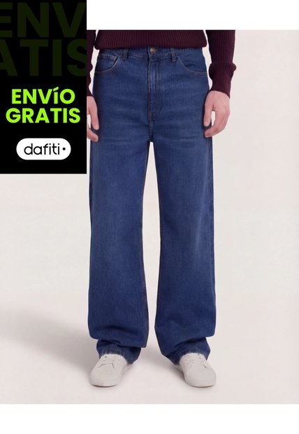 Jean  Para Hombre Loose Color Azul Marca Ostu #60160454
