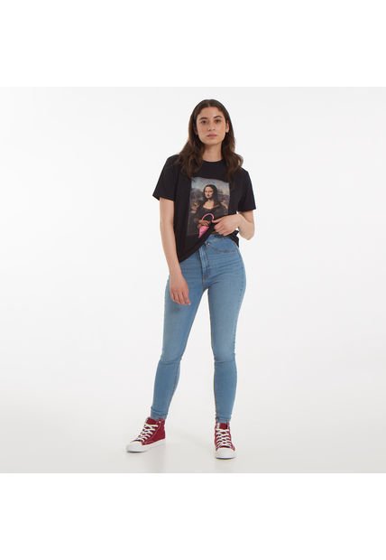 Jean Para Mujer Skinny Color Azul  Marca Ostu #40160302