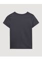 Camiseta  Infantil Niña Manga Corta Cuello Redondo Color Gris Marca Ostu #90090352 de Ostu