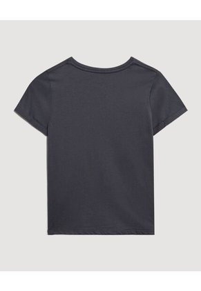 Camiseta  Infantil Niña Manga Corta Cuello Redondo Color Gris Marca Ostu #90090352