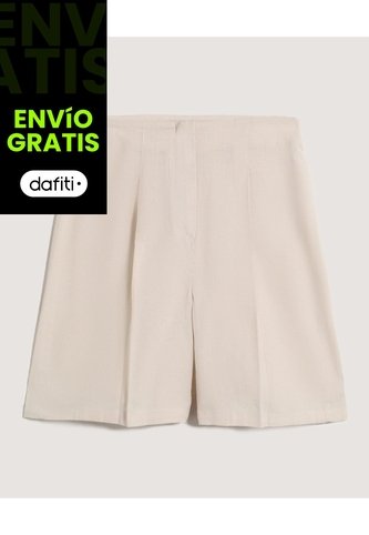 Short  Para Mujer Multiusos Plano Color Beige Marca Ostu #40190385 Ostu
