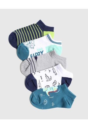 Medias Infantil Niño Invisible Color Negro Marca Ostu #80980147