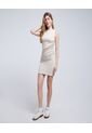 Vestido Para Mujer Manga Sisa Color Beige Marca Ostu #40170258 de Ostu