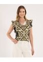 Blusa Para Mujer Manga Sisa Color Blanco Marca Ostu #40120489 de Ostu