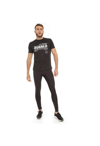 Leggins Para Hombre Largo Color Negro Marca Ostu #60230006