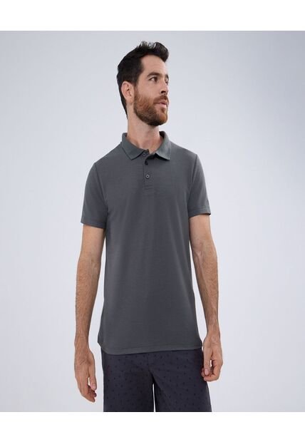 Polo Para Hombre Cuello Tejido Sin Bolsillo Color Verde  Marca Ostu #60110673