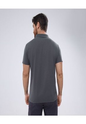 Polo Para Hombre Cuello Tejido Sin Bolsillo Color Verde Marca Ostu #60110673