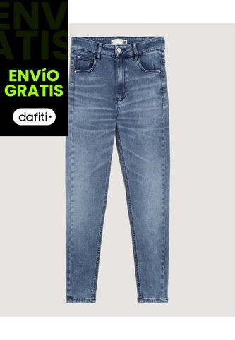 Jean  Para Mujer Skinny Color Azul Marca Ostu #40160637 Ostu