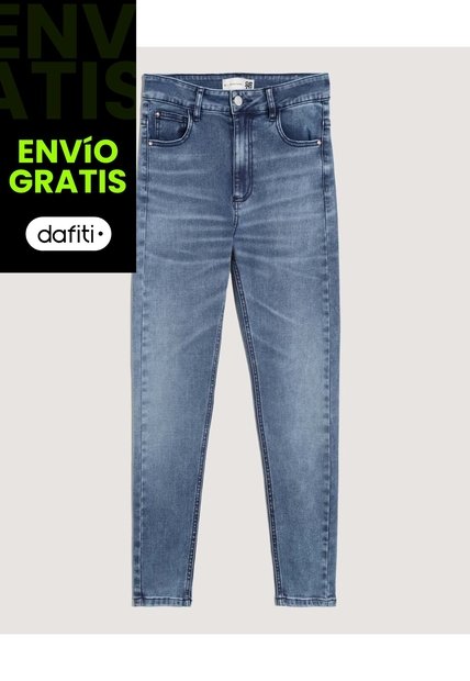 Jean  Para Mujer Skinny Color Azul Marca Ostu #40160637