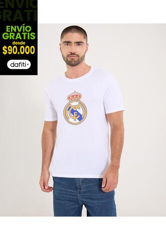 Camiseta Para Hombre Manga Corta Cuello Redondo Color Blanco Marca Ostu #60091822 Ostu