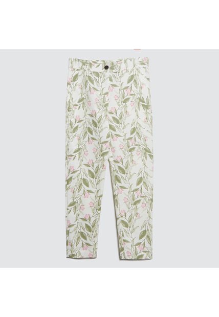 Pantalon Para Mujer Capri Color Verde  Marca Ostu #40070563