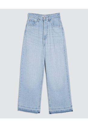 Jean Para Mujer Culotte Color Azul Claro Marca Ostu #40160532