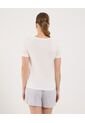 Camiseta Para Mujer Manga Corta Color Crema Marca Ostu #40092283 de Ostu