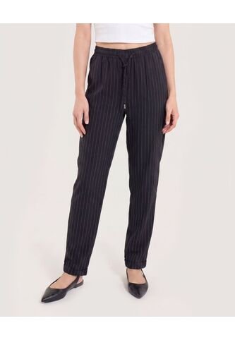 Jogger Con Bolsillos  Para Mujer Negro Ostu Ostu