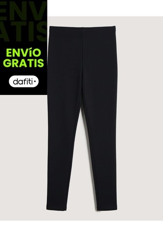 Leggins  Para Mujer Largo Color Negro Marca Ostu #40230651 Ostu
