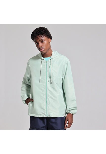 Chaqueta Para Hombre Deportiva Color Verde  Marca Ostu #60080102