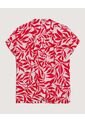 Blusa Escote En V  Para Mujer Rojo Ostu de Ostu