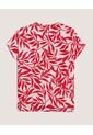 Blusa Escote En V  Para Mujer Rojo Ostu de Ostu