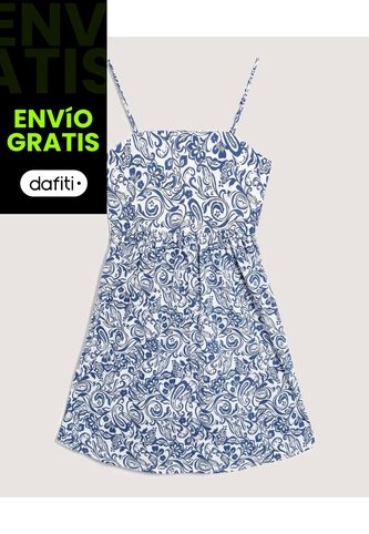 Vestido  Para Mujer M/Sisa Medio Color Crudo Marca Ostu #40170365 Ostu